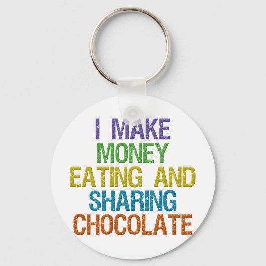 Geld verdienen sleutelhanger (Voorkant)