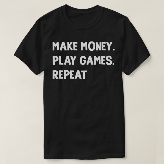 Geld verdienen t-shirt (Design voorkant)