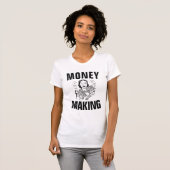 GELD VERDIENENDE Dames T-shirts (Voorkant volledig)