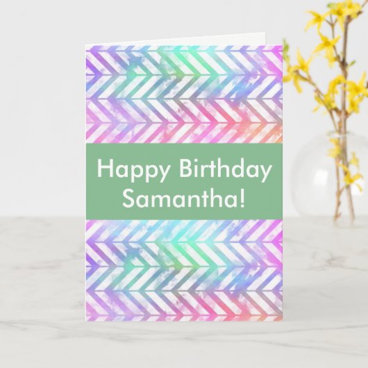 Geld Verjaardag Kaart (Gele Bloem)