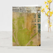 Geld verjaardag kaart (Gele Bloem)