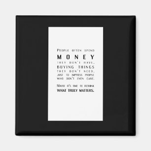 Geld versus wat echt een doordachte wending is magneet