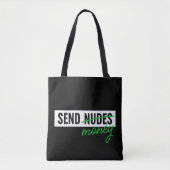 Geld verzenden tote bag (Voorkant)
