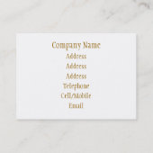 GELD VISITEKAARTJE (Achterkant)