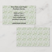 Geld Visitekaartje (Voorkant / Achterkant)