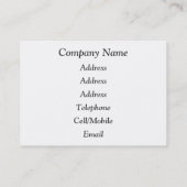 GELD VISITEKAARTJE (Achterkant)