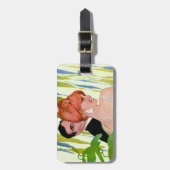 Geld voor haar bagagelabel (Voorkant verticaal)