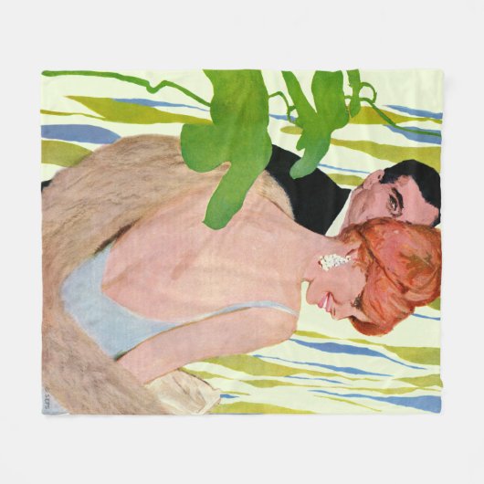 Geld voor haar fleece deken (Voorkant (Horizontaal))