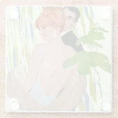 Geld voor haar glazen onderzetter (Achterkant)