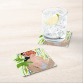 Geld voor haar kartonnen onderzetters (Insitu)