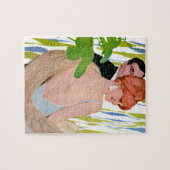 Geld voor haar legpuzzel (Horizontaal)