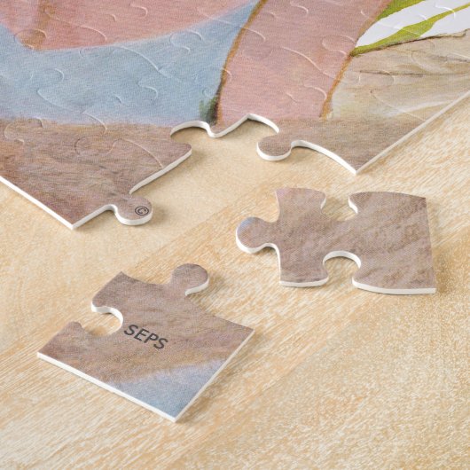 Geld voor haar legpuzzel (Zijkant)