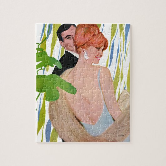 Geld voor haar legpuzzel (Verticaal)