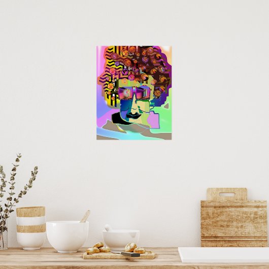 Geld voor haar poster (Keuken)