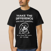 Geld voor Koffie & Moed T-shirt (Voorkant)