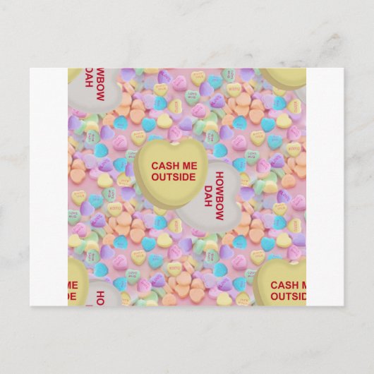 geld voor mij buiten briefkaart (Voorkant)