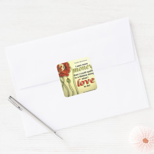 Geldbevestiging Stickers (Envelop)