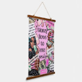 Geldbevestiging wandtapijt hangend wandkleed (Gebogen)