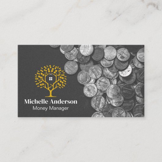 geldboom | Munten Visitekaartje (Voorkant)