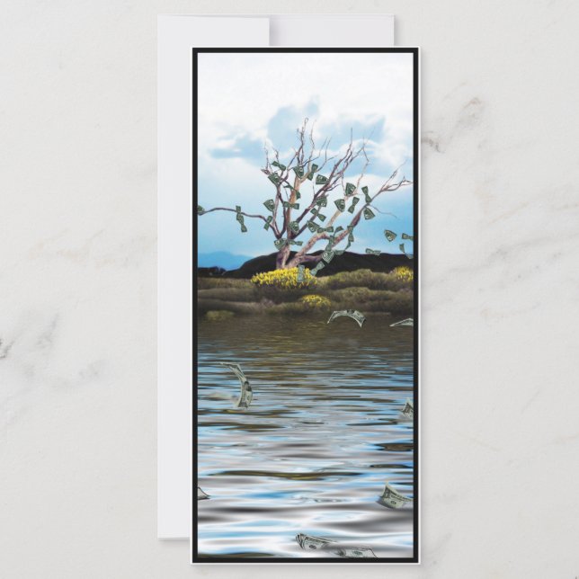 Geldboom op een dag van de Windy (Voorkant)