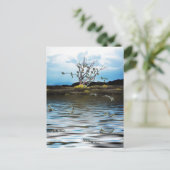 Geldboom op een dag van de Windy Briefkaart (Staand voorkant)