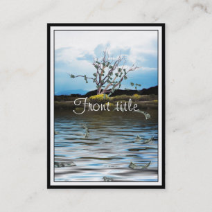 Geldboom op een dag van de Windy Visitekaartje