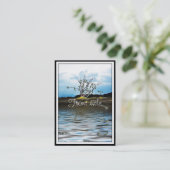 Geldboom op een dag van de Windy Visitekaartje (Staand voorkant)