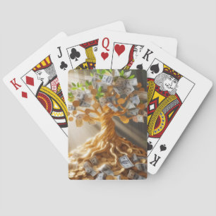 Geldboom pokerkaarten