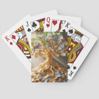 Geldboom pokerkaarten