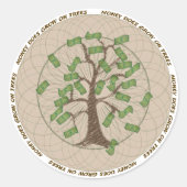 Geldboom Sticker (Voorkant)