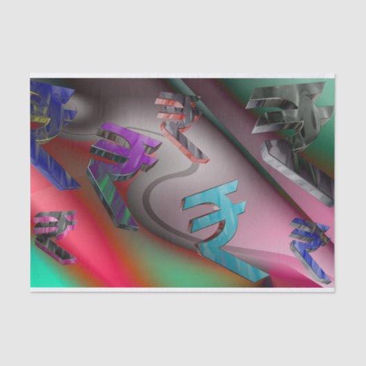 geldborden tissuepapier (Voorkant)