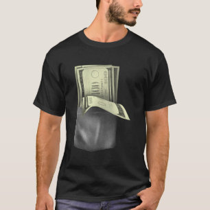 Geldbundel Geld Dollar Geld Rijke zak T-shirt