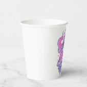 Gelddrank Schattige Roze Halloween Potion Fles Papieren Bekers (Rechts)