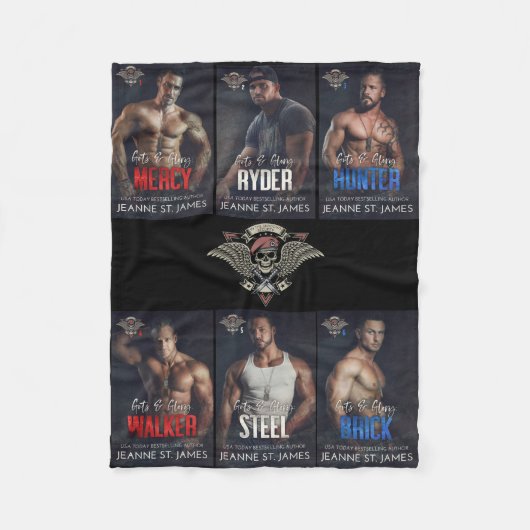 Gelden en blikvangers fleece deken (Voorkant)