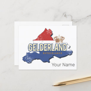 Gelderland Nederland  kaart Nederlands Souvenir