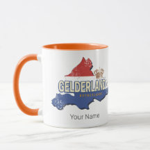 Gelderland Nederland  kaart Nederlands Souvenir