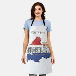 Gelderland Nederland  kaart Nederlands Souvenir Schort