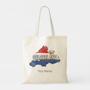 Gelderland Nederland  kaart Nederlands Souvenir Tote Bag