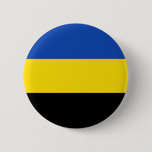 Gelderland Vlag Nederland Ronde Button 5,7 Cm (Voorkant)