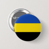 Gelderland Vlag Nederland Ronde Button 5,7 Cm (Voorkant /achterkant)