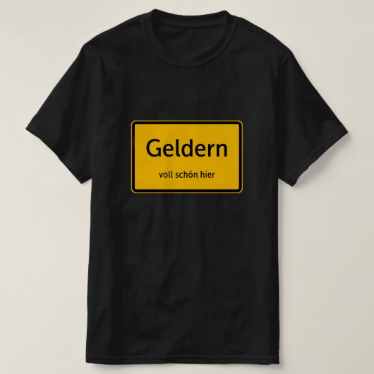 Geldern Herren Männer T-Shirt Tshirt Shirt (Design voorkant)