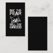 Geldhandel - Reizigersmarkt - Investeerder Visitekaartje (Voorkant / Achterkant)