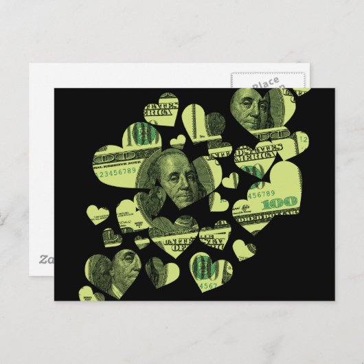 Geldharten Briefkaart (Voorkant / Achterkant)