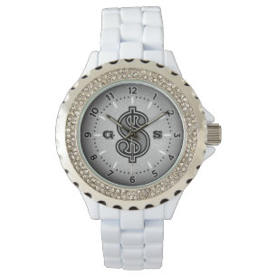 Geldhorloge - Zwart & Wit Horloge