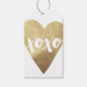 Geldig XOXO Valentijnsdag Gift Label - Wit Cadeaulabel (Voorkant)