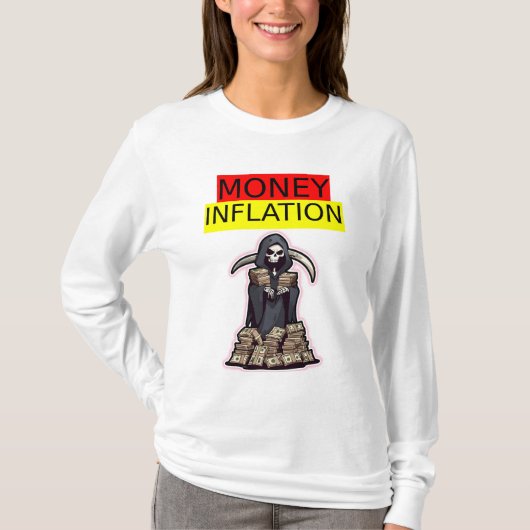geldinflatie t-shirt (Voorkant)