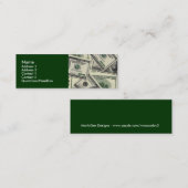 Geldkaarten/visitekaartjes Mini Visitekaartje (Voorkant / Achterkant)