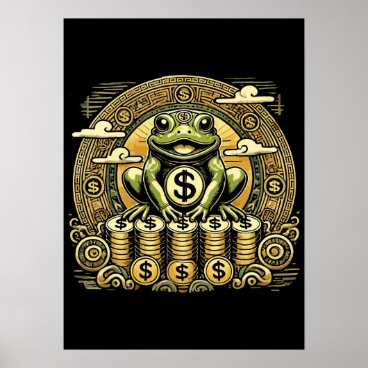 Geldkikker, Lucky Toad, Jin Chan - Succes Poster (Voorkant)
