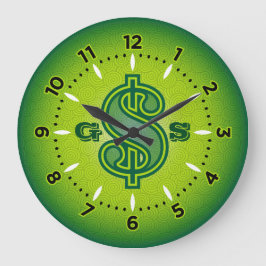 Geldklok - Groen Grote Klok