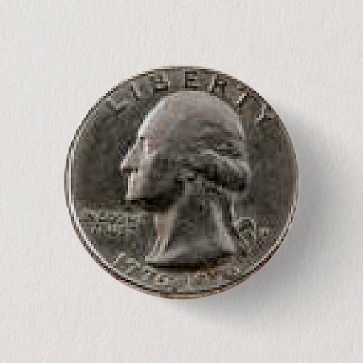 Geldknop. Ronde Button 3,2 Cm (Voorkant)